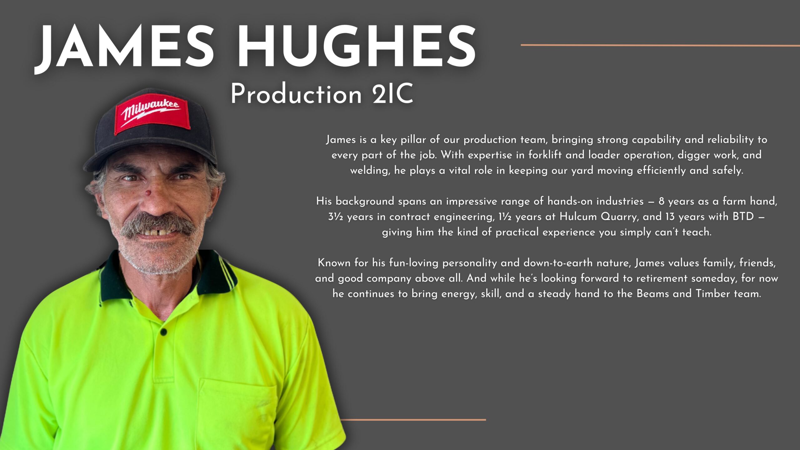 James Hughes - Production 2IC