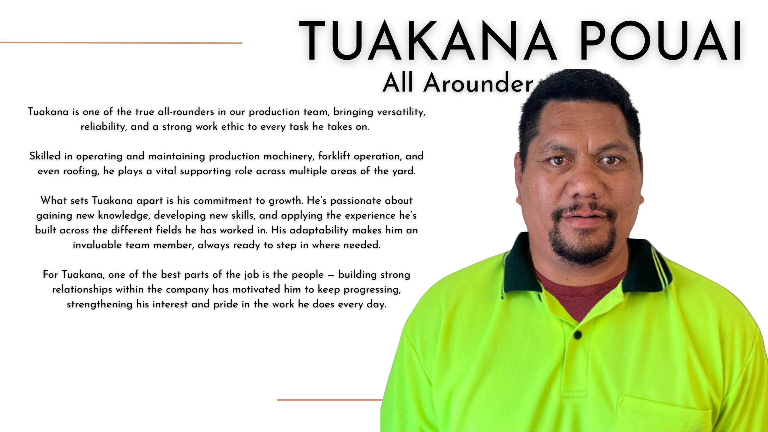 Tuakana Pouai - All Arounder